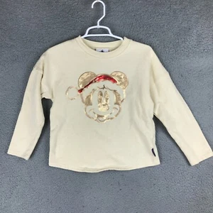 Spirit Jersey Walt Disney World Girls Long Sleeve Fleece Beige Sweatshirt Size L - Picture 1 of 10