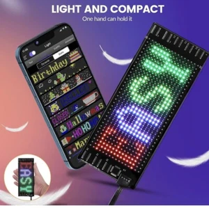 Programmable LED Car Sign Delivery And Taxi Sign Roof Top USB Connector Colorful - Picture 1 of 14