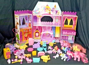 My Little Pony Canterlot Set Playset Deluxe RARO con 20 Accessori e 16 Pony - Foto 1 di 12