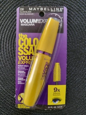 MASCARA MAYBELLINE/VOLUM'EXPRESS/COLOSSAL VOLUME EXPRESS/NEGRO GLAM (230)/NUEVA Foto 1 de 3