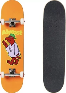 Almost Peace Out Skateboard 7.875 x 31.65, Orange Birthday free postage - Picture 1 of 3