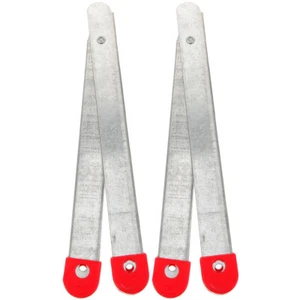 2 Pcs Trolley Folding Ladder Accessories Step Hinges Aluminum Attic - Picture 1 of 12