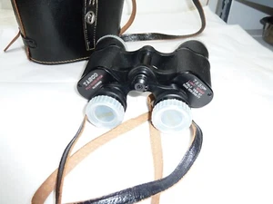 Vintage Tasco 7x35 Binoculars with Leather Case in Original Box - Picture 1 of 10