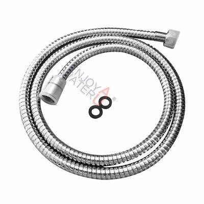 Bathroom 1500mm Round Stainless Steel Hand Held Shower Spray Bidet Water Hose - image 1 of 4