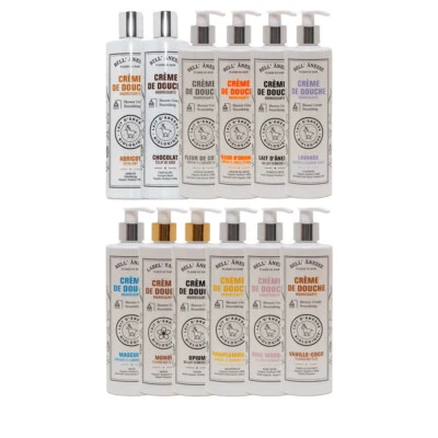 Label Provence Nature - Französische Duschcremes mit Bio Eselsmilch - 400ml