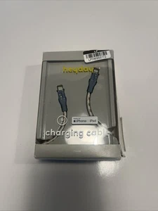 Heyday 6' LTNG zu USB-C Geflochtenes Kabel für iPhone für iPad Grau Türkis Gold Flocken - Bild 1 von 2