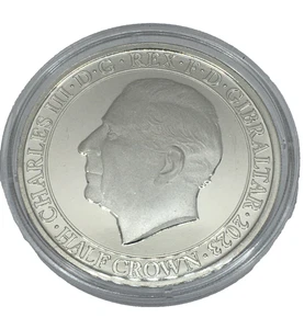 2023 King Charles III Half Crown Coin Collectable Commemorative Encased  CN1 P94 - Picture 1 of 9