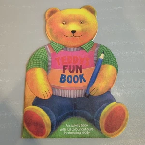 Teddys Fun Book - Activity Book With Full Color Cutouts For Dressing Teddy 1985 - Picture 1 of 6