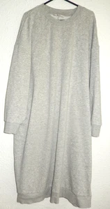 Felpa/Vestito Lungo Donna Tu Grigio Molto Largo - Taglia S - Foto 1 di 2