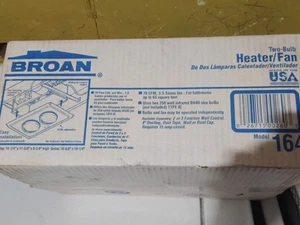 BROAN 164 NEW IN BOX Two Blub Heater With Ventilation Fan - Picture 1 of 2