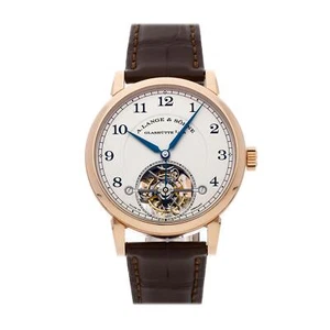 A. Lange & Sohne 1815 Tourbillon Manual Rose Gold Mens Strap Watch 730.032F - Picture 1 of 6