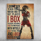 Boxmädchen, Boxliebhaber - I Don't Box, um Kämpfe zu gewinnen, noch Do I Box, um Pl...