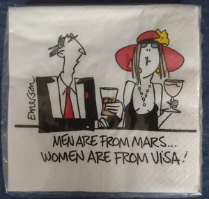 Murray’s Law ~ 20 3-Ply BEVERAGE NAPKINS ~ Sealed Package ~ Made in Germany - Picture 1 of 2