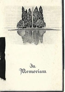 ANCIENNE CARTE IN MEMORIAM IMPRIMÉ EN ALLEMAGNE SIGNÉ PAR PHILIPPE PARADIS - Bild 1 von 1