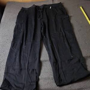 KingSize Cargo Pants Big Tall Mens Size 4XL 38L Black Chino Khaki Cotton - Picture 1 of 8