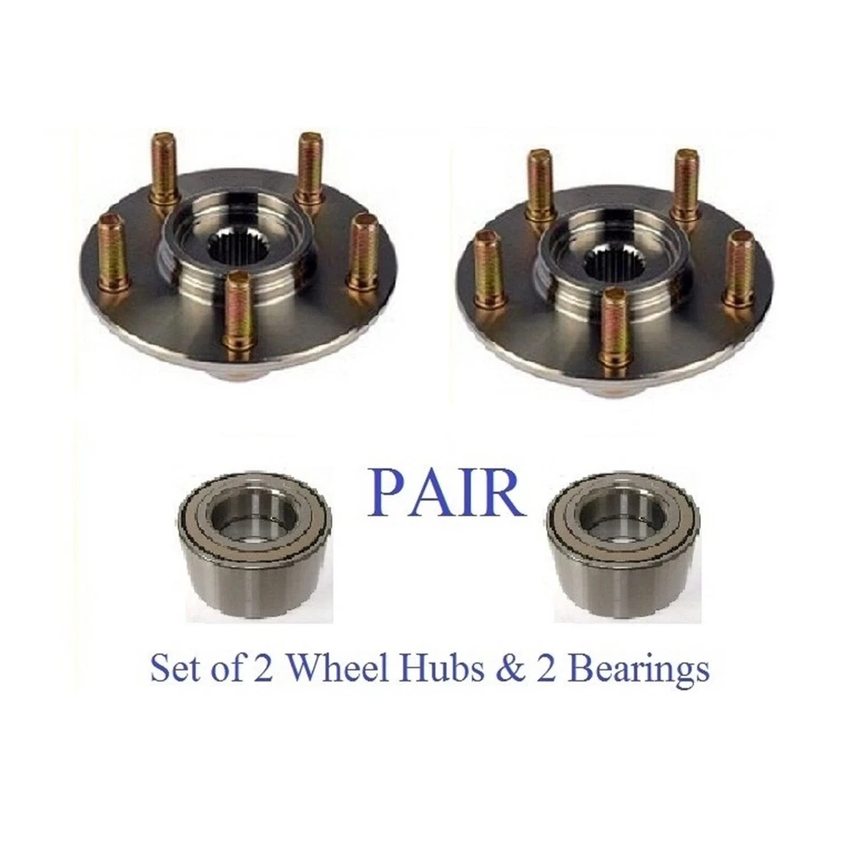 Front Wheel Hub & Bearing Kit FIT 2005-2013 MAZDA 3 (4-WHEEL ABS) PAIR - Image 1 of 1