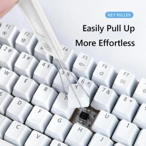 Estrattore per tasti tastiera meccanica 4 pezzi con spazzole per Cherry MX (Bian - Zdjęcie 1 z 7