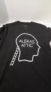NWoT Rare Aleka's Attic Band Black Graphic T-Shirt Size Large. - Picture 1 of 4