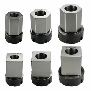 ER25 ER32 ER40 Spring Collet Square Hex Block Chuck Holder for CNC Lathe Machine - Picture 1 of 11