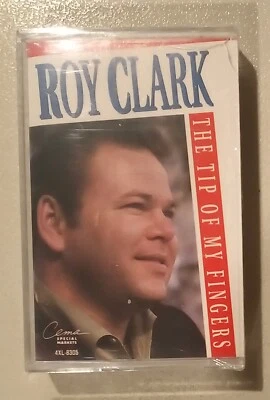 Roy Clark's The Tip Of My Fingers Cassette Tape 1982 SEALED - Image 1 of 2