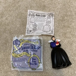 Disney Snow White Double Trouble Queen Witch Toy Figure McDonald Happy Meal 1992 - Foto 1 di 10