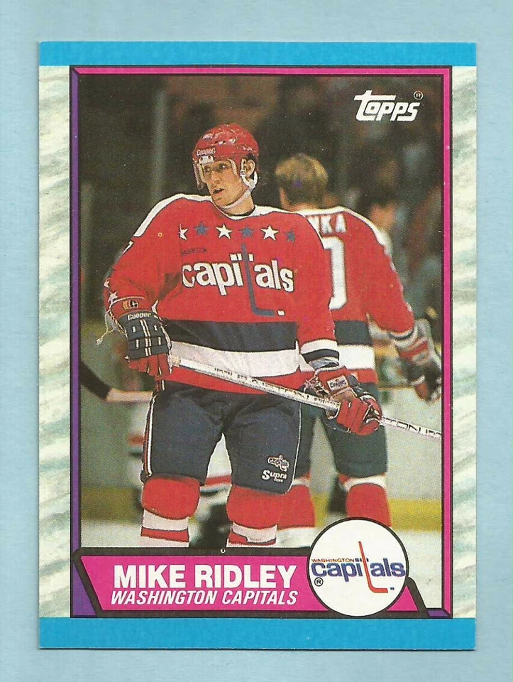 1989-90 Topps Hockey Mike Ridley #165 Washington Capitals PACK FRESH! - Image 1 of 1