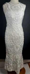 J.S. Collections Dress Soutache Embroider Sleeveless Dress Size Small - Picture 1 of 5