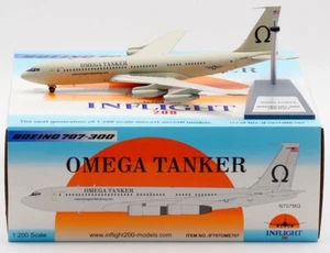 InFlight 200 1:200 Omega Air Boeing B707-300C N707MQ Diecast Model Aircraft - Picture 1 of 10