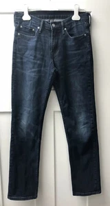Levi’s Men’s 514 Skinny Stretch Distressed Jeans Dark Wash Size 29/32 - Picture 1 of 12