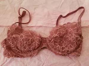Victoria Secret Pink Lacey Bralette 34C - Picture 1 of 5