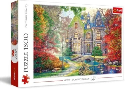 CLEMENTONI Puzzle Trefl 1500 Teile -Herbstliches Herrenhaus 85 x58 cm