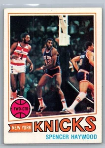 1977-78 Topps - Spencer Haywood #88 reverso blanco - HOF EX *TARJETAS DE TEXTO* - Imagen 1 de 2