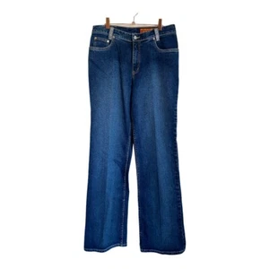 VTG Lawman Western Jeans Slim Fit High Waist Embellished Wide leg Sz 11 - Picture 1 of 8
