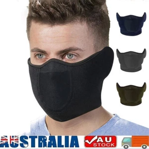 Half Face Mask Adjustable Fastener Windproof for Skiing Snowboarding Motorcyclin - Picture 1 of 15