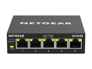 NETGEAR 5-Port Gigabit Ethernet Plus Switch (GS305E) - Picture 1 of 3