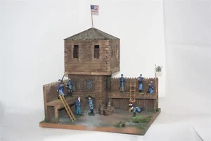 76058 Fort Trailridge Nordstaaten, Eckelement, zu 7cm Sammelfiguren Fertigmodell - Picture 1 of 10
