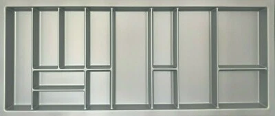 Cutlery insert BAM 120 with 13 compartments (W 110-115 x D 44-50 cm) for 120 drawers - Image 1 of 3
