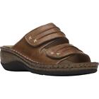 Propet Womens June Leather Slip On Summer Slide Sandals Wedges BHFO 8561
