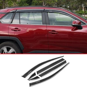 6pcs For Toyota RAV4 2019-2024 Window Wind Visors Sun Rain Guard Vent Deflectors - Picture 1 of 7