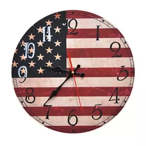 Wall Clock Funny Clock 14" Non Ticking Clocks for Living Room Office Kitchen - Picture 1 of 5