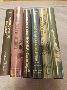 6 Arkham House H. P. Lovecraft Donald Wandrei Brian Lumley August Derleth - Bild 1 von 7