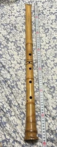 Japanese Instrument Shakuhachi vertical bamboo flute 26inch with Sign - Picture 1 of 5