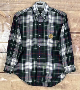 Polo Ralph Lauren Jungen M kariertes Button Down Hemd leicht Flanell Tasche Logo - Bild 1 von 10