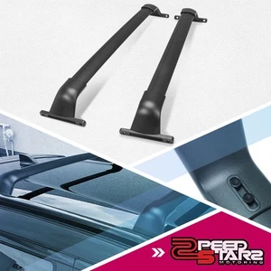 Par de barras transversales de techo negras estilo fábrica de 150 lb para Nissan Kicks 17-24 - Imagen 1 de 6