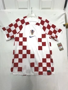 NEW Nike Authentic Croatia 2022 Home Jersey Men Size L FIFA World Cup Dri-FIT - Picture 1 of 10