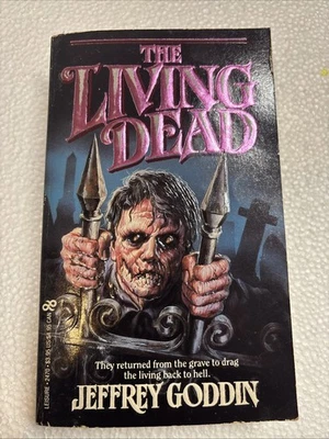 Horror Jeffrey Goddin The Living Dead 1st Edition Paperback Leisure 1987 - Image 1 of 4