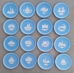 WEDGWOOD ANNUAL CHRISTMAS YEAR PLATES SELECTION 1970 - 1987 - SOME BOXED. - Picture 1 of 153