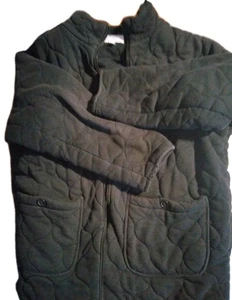 Chaqueta True Classic Active Grande Negra Cremallera Completa Informal Clásica Básica - Imagen 1 de 4