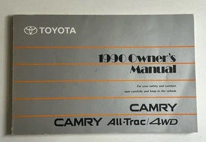 1990 Toyota Camry Owners Manual OEM OM32457U Camry All Trac 4WD - Picture 1 of 14