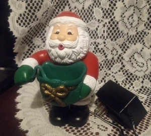 Vintage BUBBLE SANTA Kurt S. Adler SANTA’S ACTION WORLD funktioniert - Bild 1 von 5